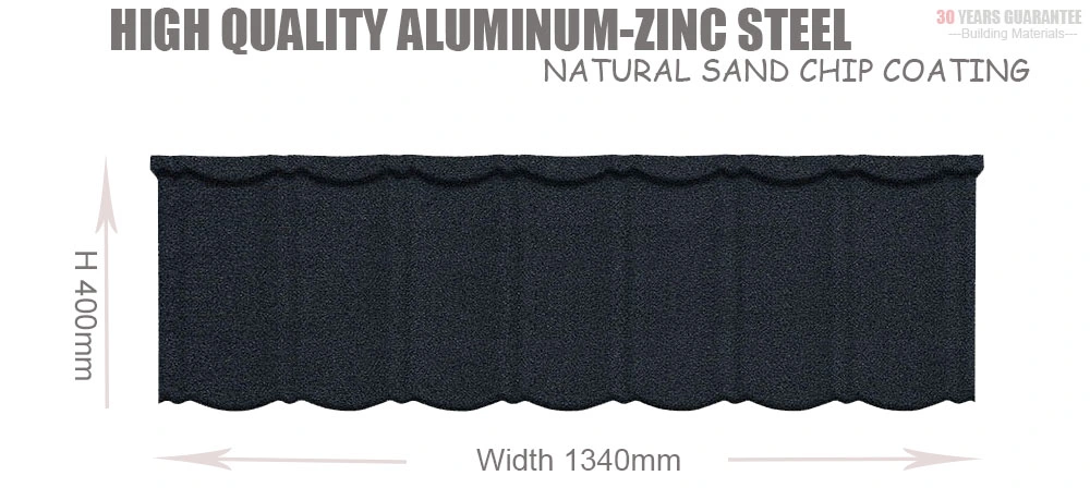 UV Resistant Roofing Sheet Pallets Stone Coated Nigeria Metal Roof Tile for Villa House with CE (ISO9001) Made in China