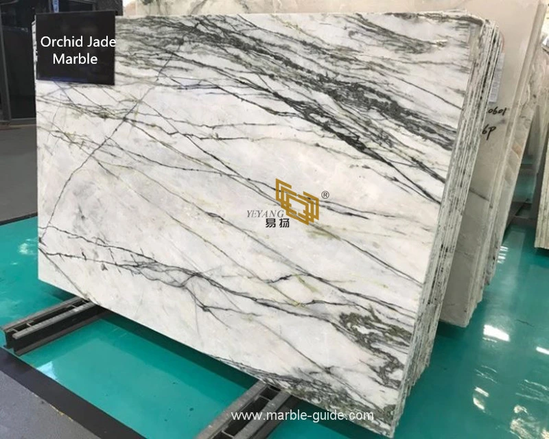 White Marble Orchid Jade Marble Slabs for Flooring/Wall/Tiles Background/Countertop/Table