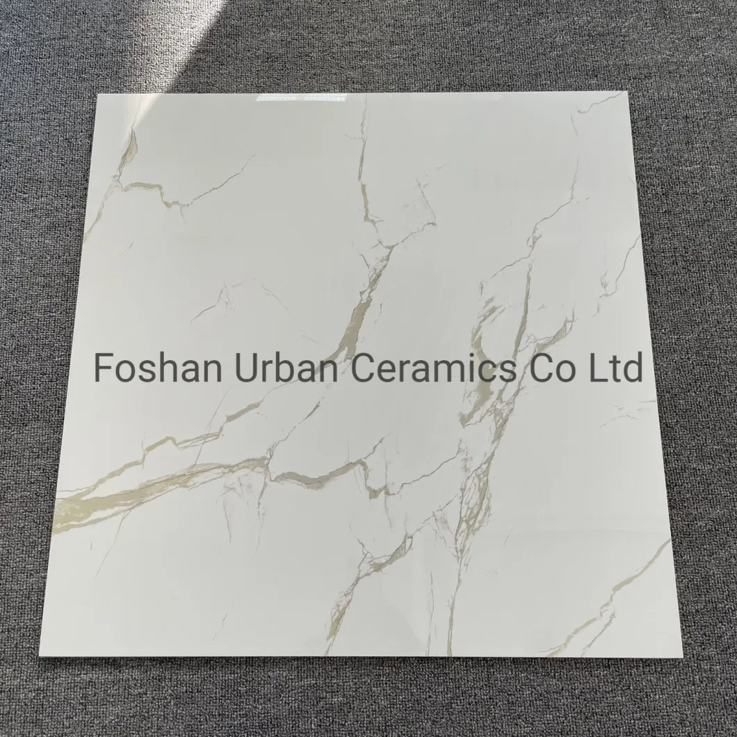 Having Stock Foshan 600X600mm Vitrified Bathroom Glazed Polished Porcelain Full Body Ceramic Marble Floor Wall Tile