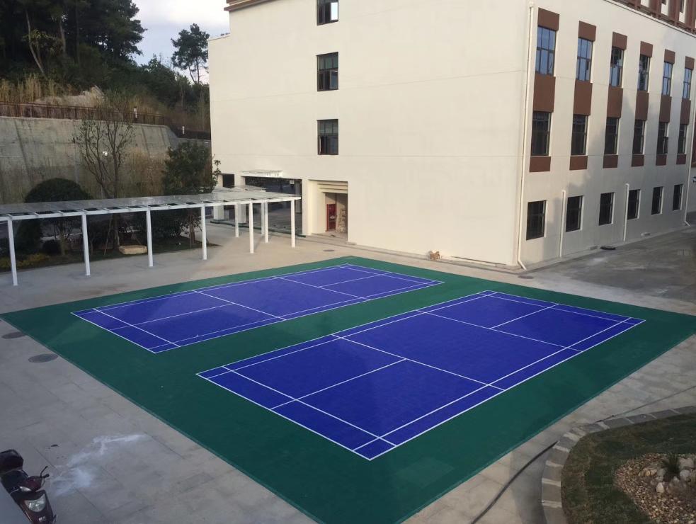 2023 Flyon Fiba Approved Interlocking Court Tiles Basketball Floor Outdoor Modular PP Tiles