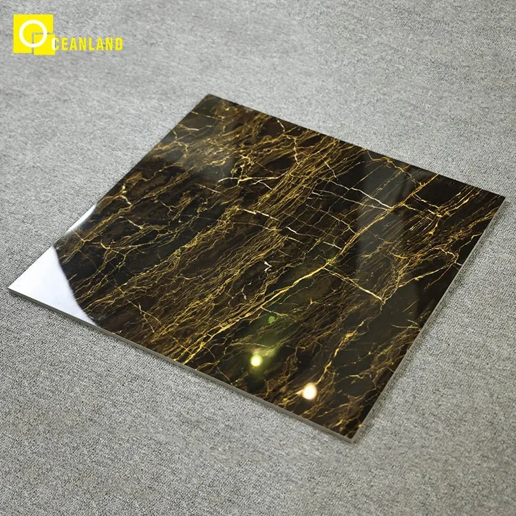 Kitchen Restaurant Luxury Marble Floor Tiles Foshan Factory Polished Porcelain Tile