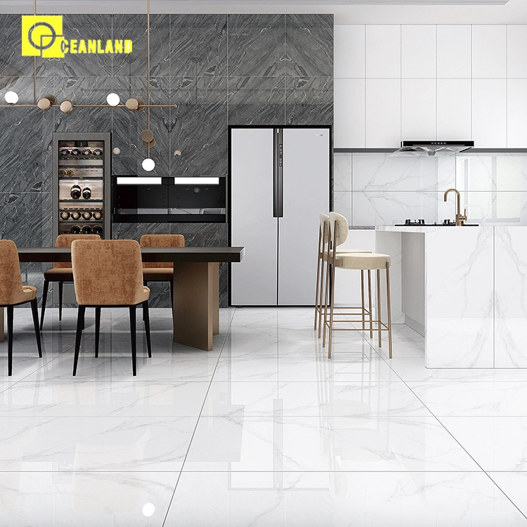 Non Slip Porcelain Vitrified Floor Tiles Polished