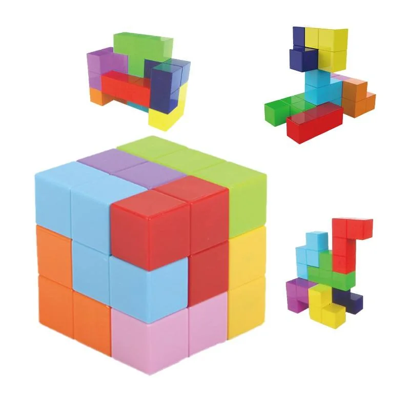 Magnetic Blocks 3D Magic Cube Puzzle Multivariant Changed Square Cube Magnetic Toys