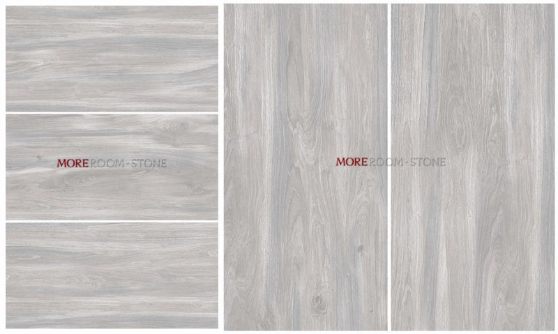 Moreroom Stone Artificial Wooden Effect Porcelain Glazed Tiles Nonslip