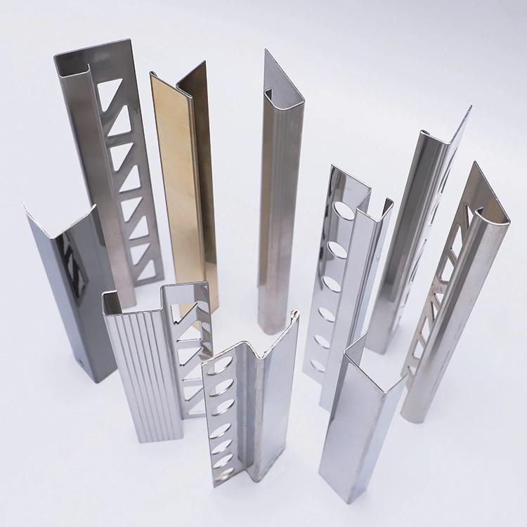 Niuyuan Metal Stainless Steel Tile Trim, Stainless Steel Ceramic Tile Trim, Corner Edge Tile Trim