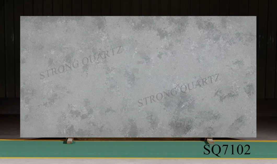 3200X1600mm Polished White/Black Calacatta Artificial Quartz Stone for Kitchen/Bathroom/Floor Tiles