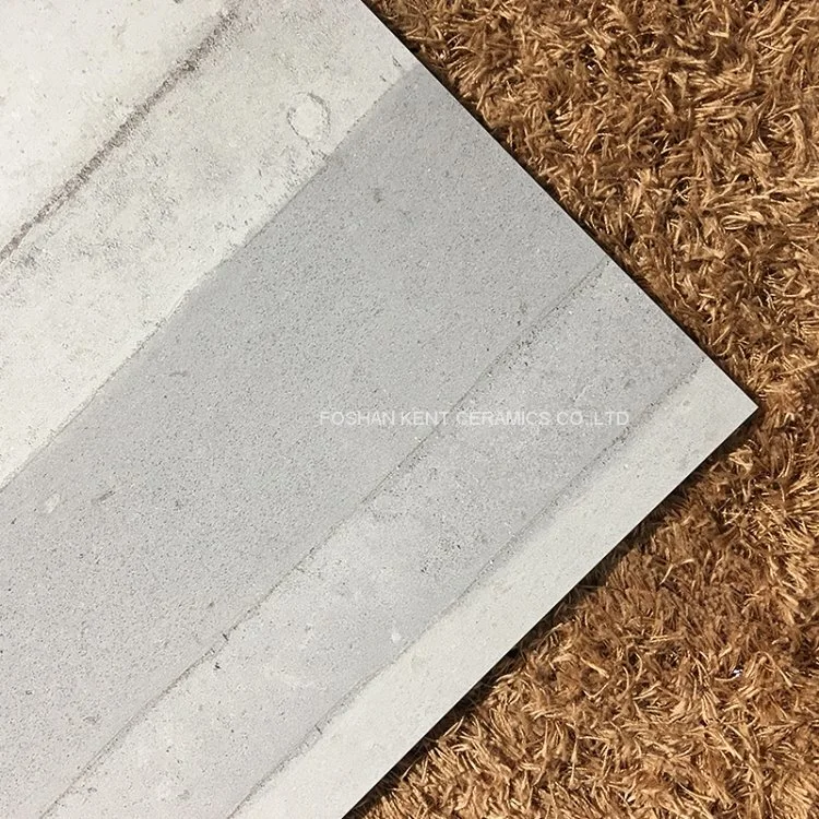 450*900 Light Grey Color Salt and Pepper Flow Sand Stone Pattern Industrial Modern Design Full Body Matt Surface Porcelain Rustic Tile Floor and Wall Tile