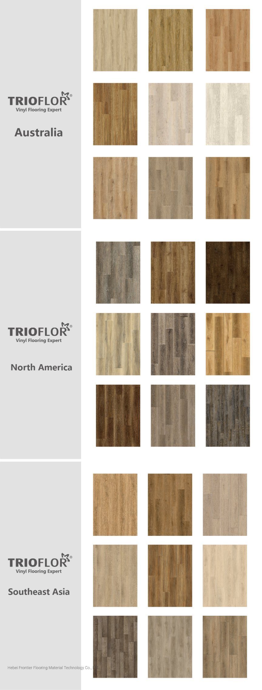 Indoor PVC Tiles Floor Vinyl Plank Flooring Lvt Flooring Tiles with Click Lock for Office Home