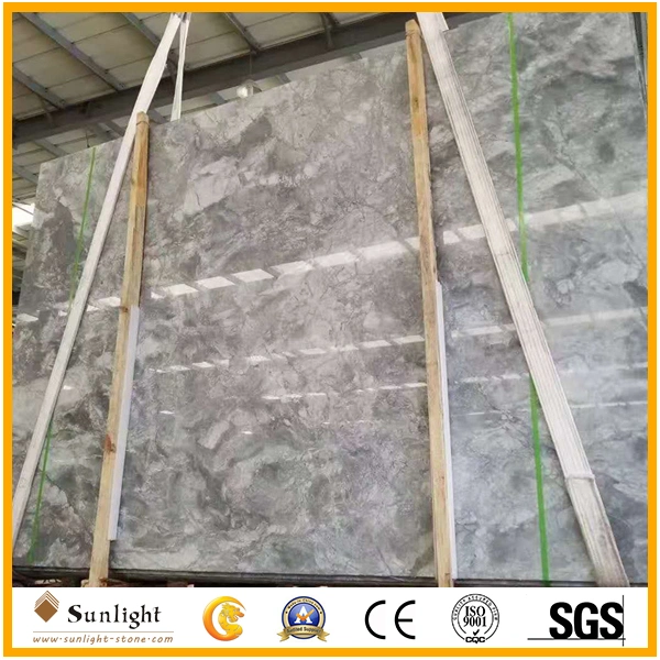 Popular Natural Stone Calacatta Grey Marble Slabs for Floor/Wall Tiles