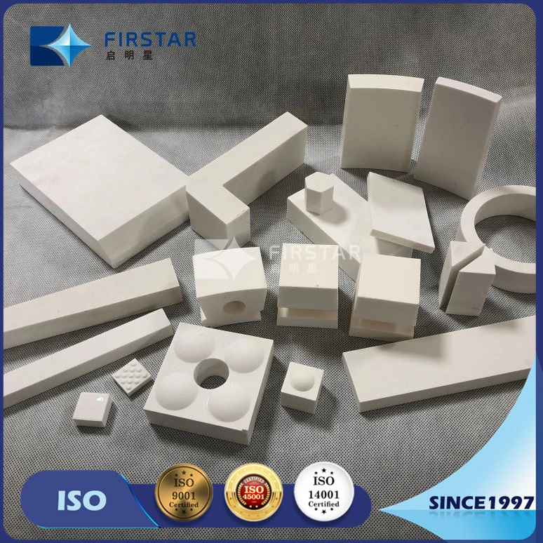 China Manufacturer of Industrial Ceramic Liner High Alumina Ceramic Tiles for Wear and Corrosion