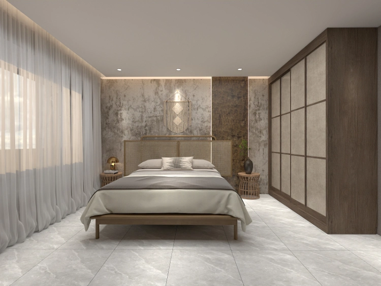 Matt Surface Marble Looking 600X600 800X800cm Porcelain Rustic Floor Anti Slip Ceramic Porcelain Tiles