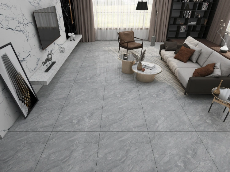 Glossy Floor Marble Tiles for Floor and Wall Glazed Porcelain Tiles Continuous Design