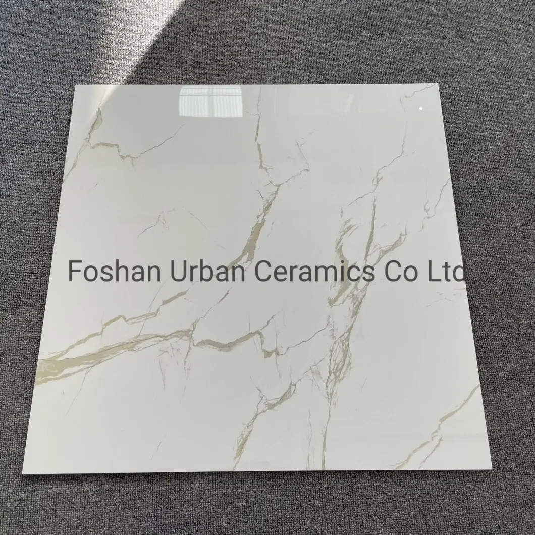 B6019 New Foshan Quaity 600X600mm Vitrified Glazed Polished Porcelain Full Body Marble Floor Wall Tiles