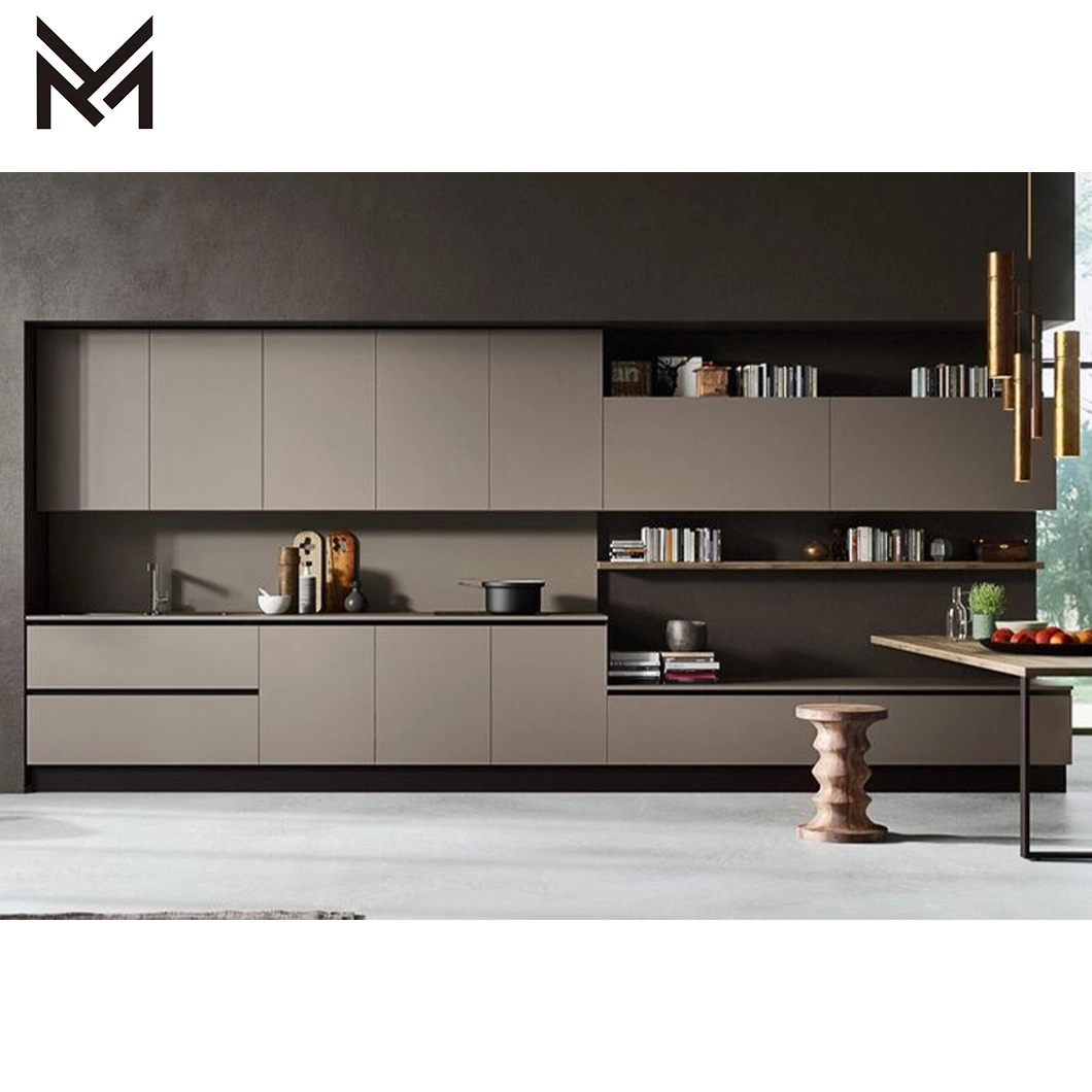 Hot Sales Popular Laminate Modern Frameless Modular Kitchen Modern Kitchen Cabinets