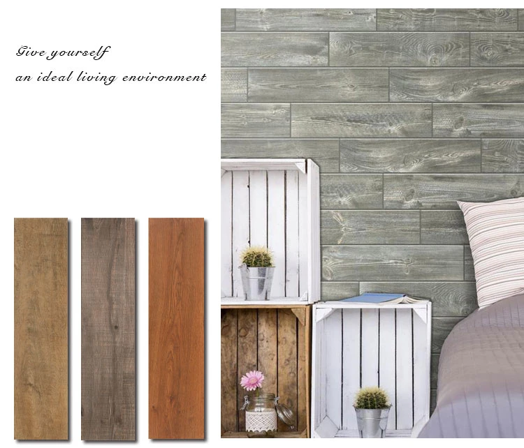 Acid-Resistant Vitrified 150X600/150X800/150X900mm China Wooden Flooring Tiles Wood Look Tile