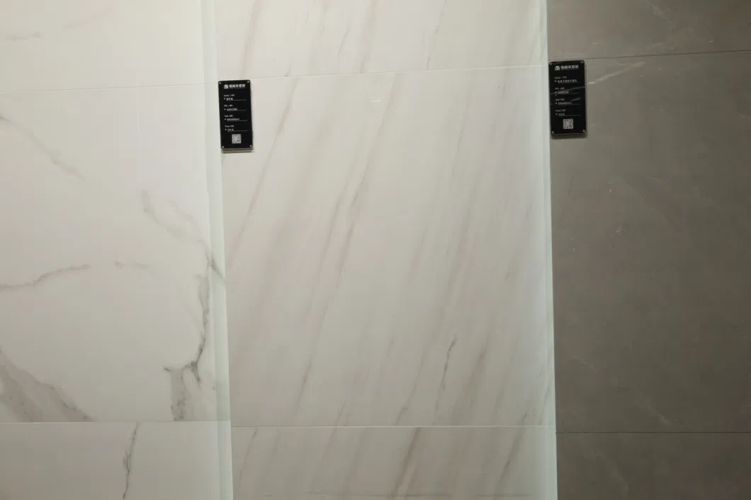 80X80 Carrara White Shiny Super White Body Porcelain Marble Floor and Wall Tile Jm82108d