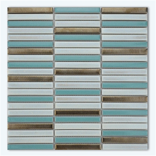 Mix Color Kitkat Mosaic Tiles Glazed Tiles China Factory Price