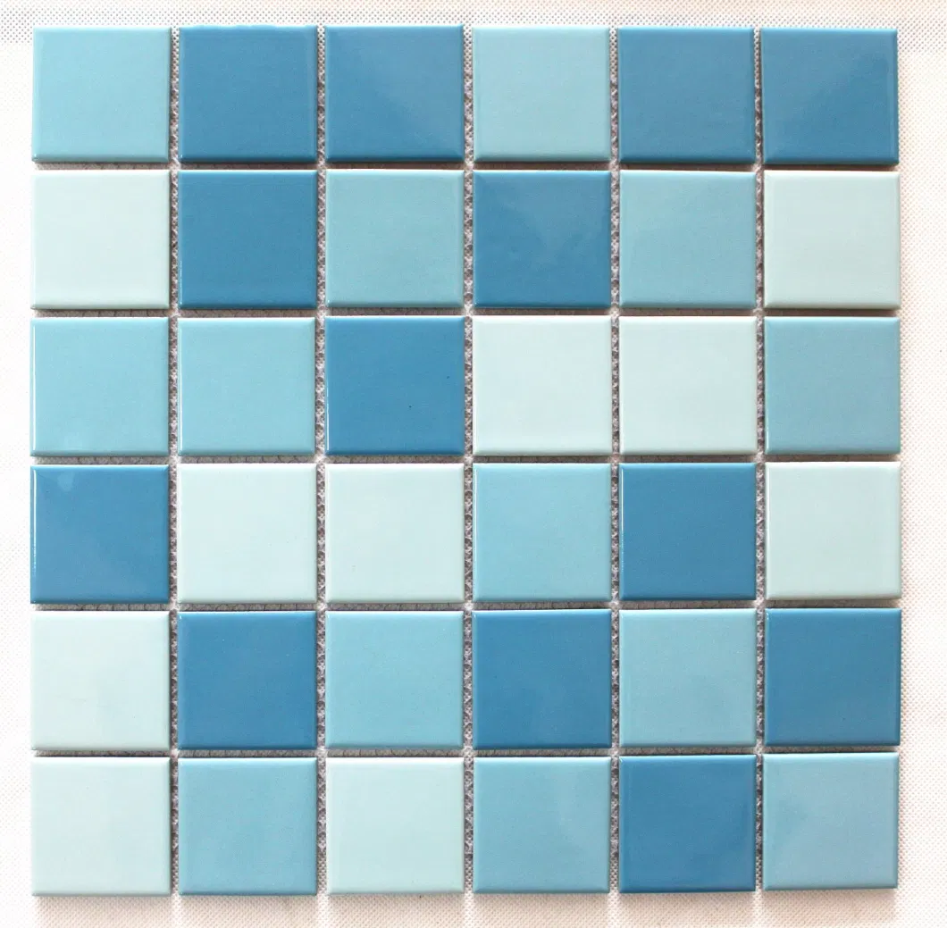 Blue Ceramic Mosaic Living Room Wall Tile Bathroom Balcony Floor Tile Toilet All-Ceramic Swimming Pool