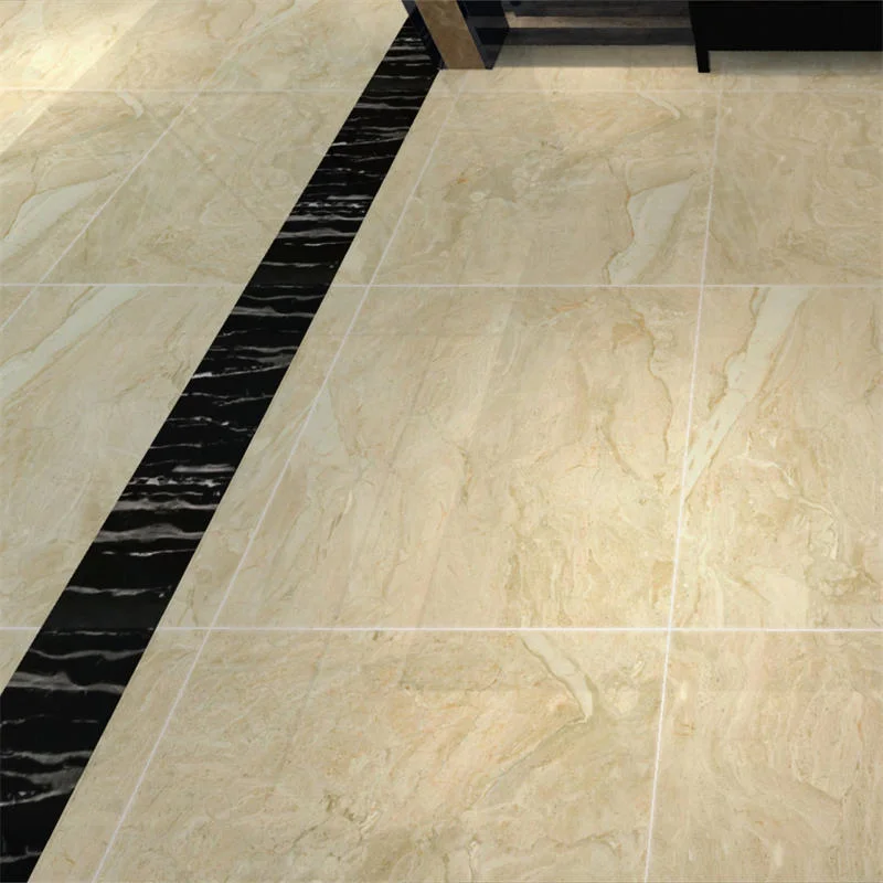 Beige Color Marble Glazed Porcelain Floor Tile 800X800mm