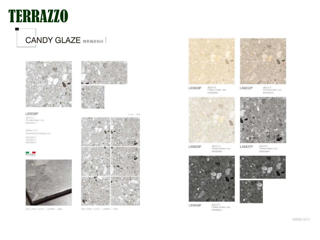 Wholesale Digital Print Ceramic Indoor Rustic Looking Tile Floors for Balcony