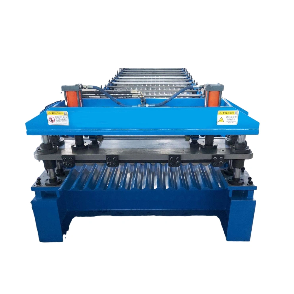 Automatic Corrugated Wave Panel Metal Wall Plate Roof Roofing Sheet Making Tiles Roll Forming Machine Machinery