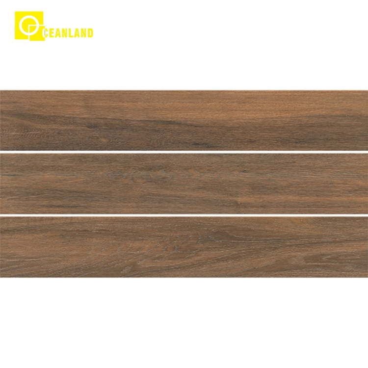 China Factory Wood Color Ceramic Porcelain Floor Tiles