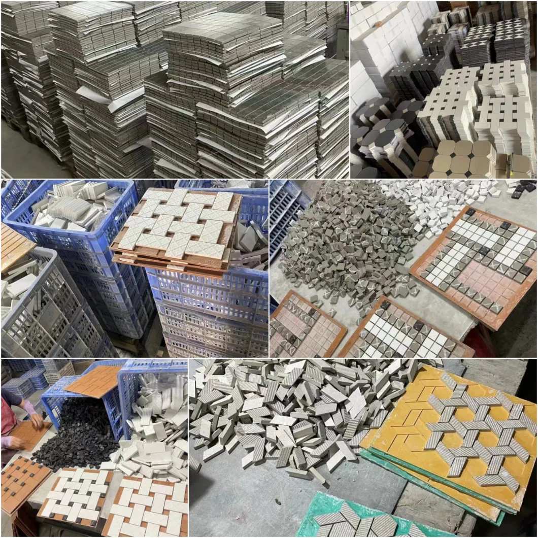 Mix Color Kitkat Mosaic Tiles Glazed Tiles China Factory Price