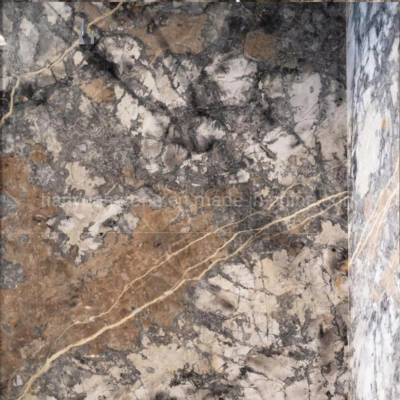 Polished Dora Cloud Grey Marble Tiles/Countertops/Slabs/Flooring