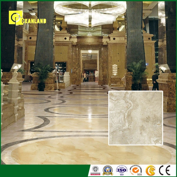 Foshan Natural Marble Look Polished Glazed Porcelain Wall Tile
