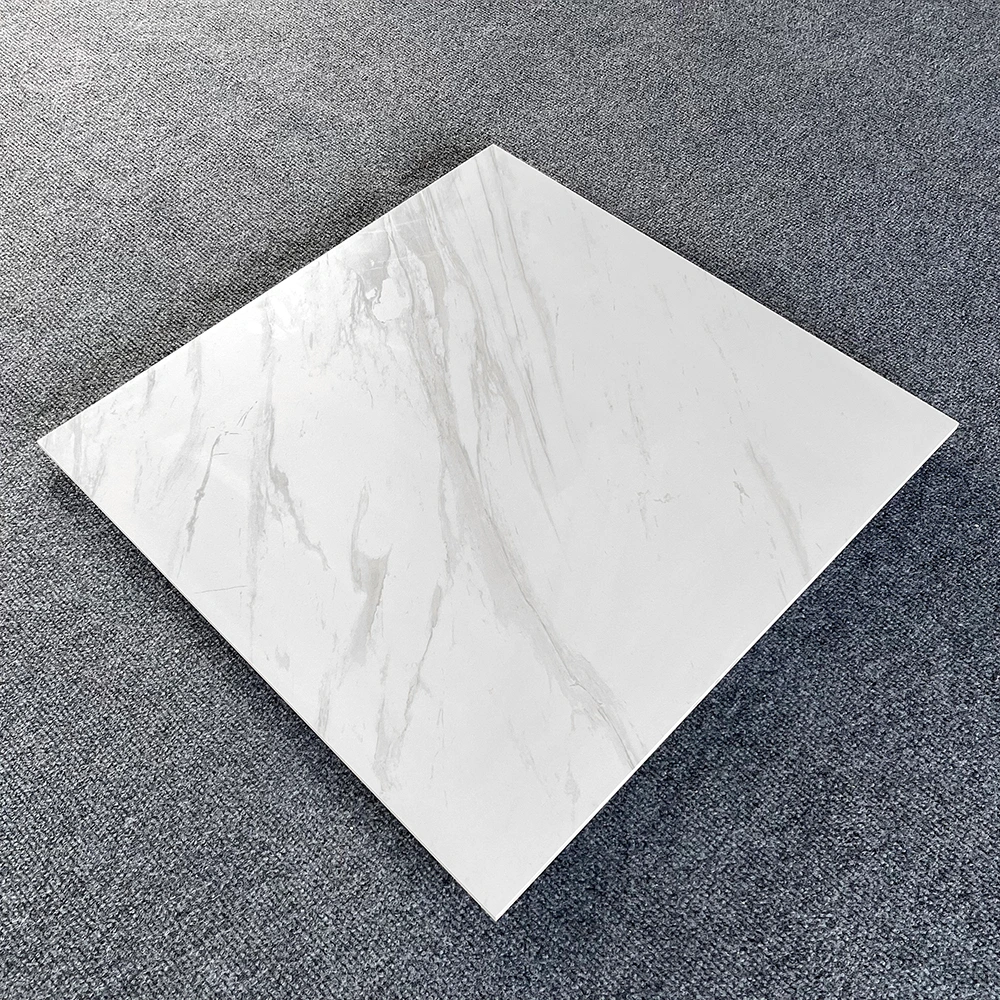 Ceramic Porcelain Floor Marble Glazed Tile 600X600 Floor Tile 60 X 60mm White