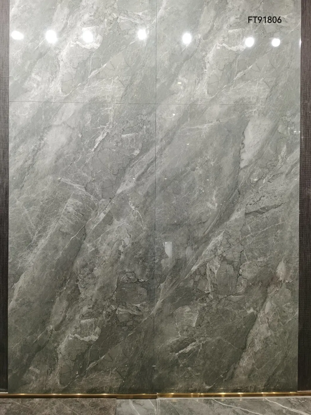 900*1800mm Foshan Home Bathroom Vitrified Full Body Glazed Polished Porcelain Ceramic Floor Flooring Wall Tile