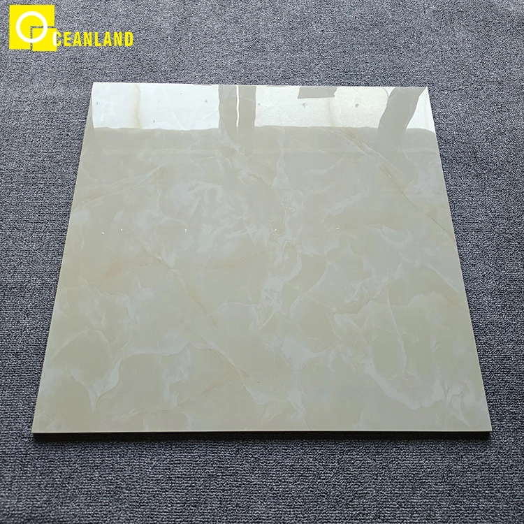 China Factory Wooden Like 600X600 Full Polished Glazed Tile