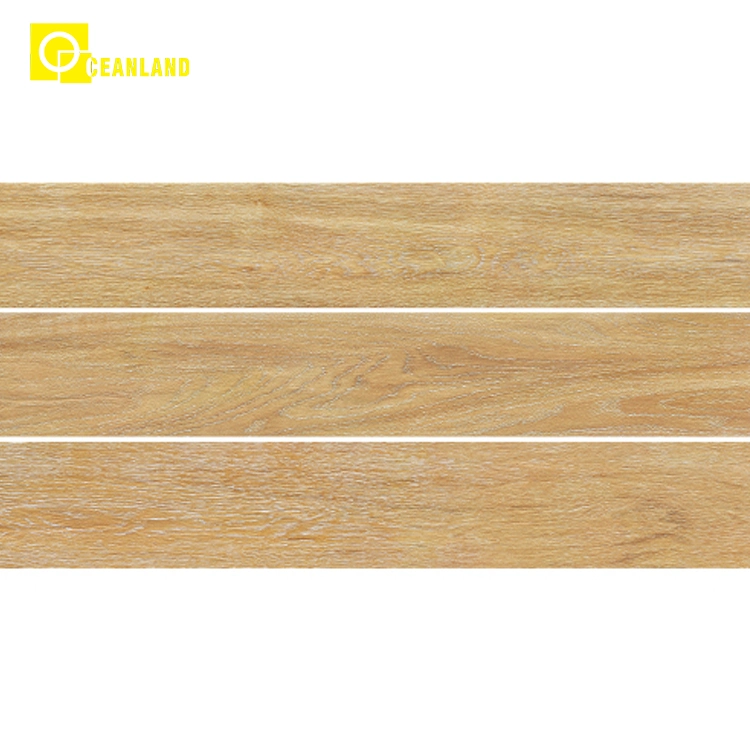 China Factory Wood Color Ceramic Porcelain Floor Tiles