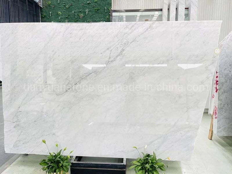 Carrara White Marble Tiles for Wall Table Countertop Floor Bathroom Kitchen Vanity