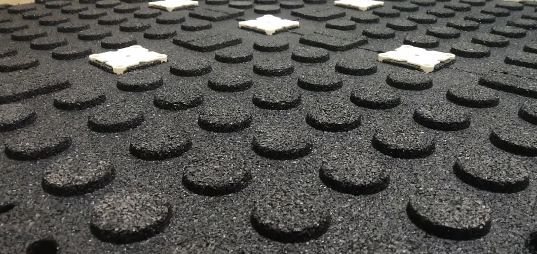 China Factory High Quality Indoor Interlocking Gym Rubber Floor Tile