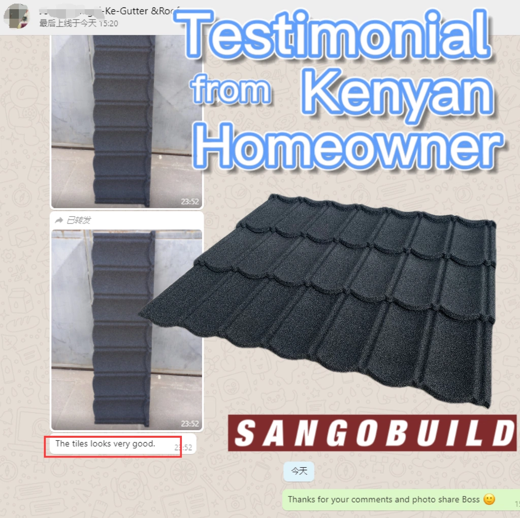 Oman Solar Roof Tiles Roofing Tile Stone Coated Roof Tile for Rooftop Made in China