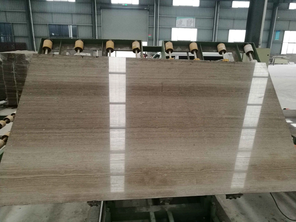 China Grey Wood Marble Slabs for Flooring/Wall/Tiles/Countertops Kitchen/Bathroom Vanity