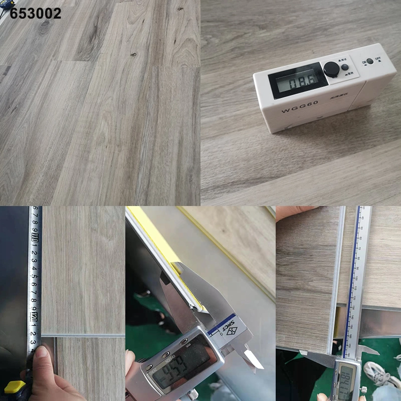 Antislip Click Lvp Lvt Spc Plastic Flooring Plank Luxury Vinyl Tile