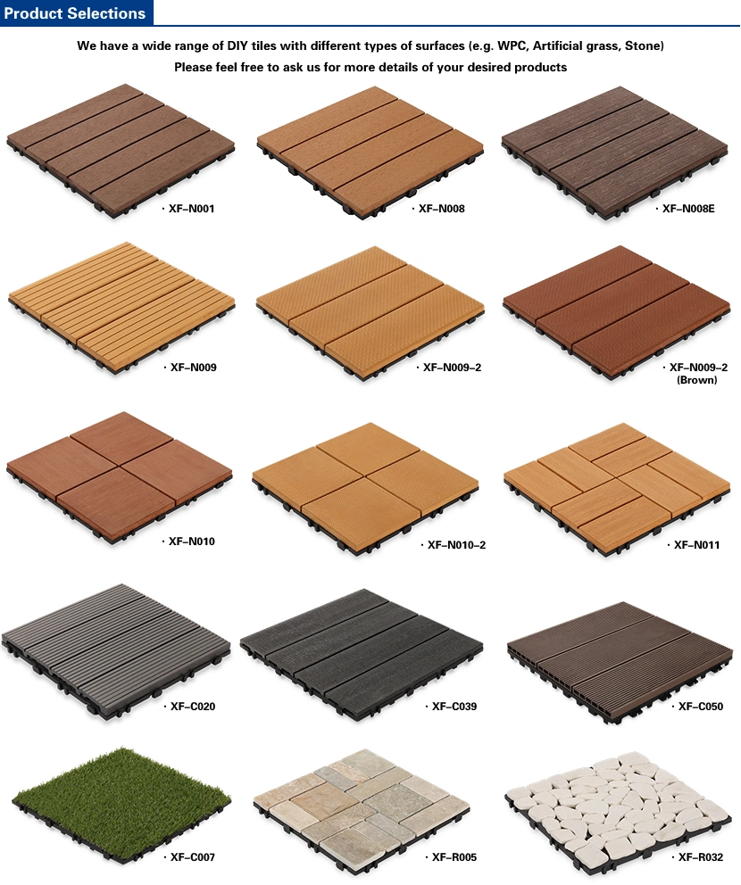 Morden Design Wood Like DIY Tile for Outdoor Use