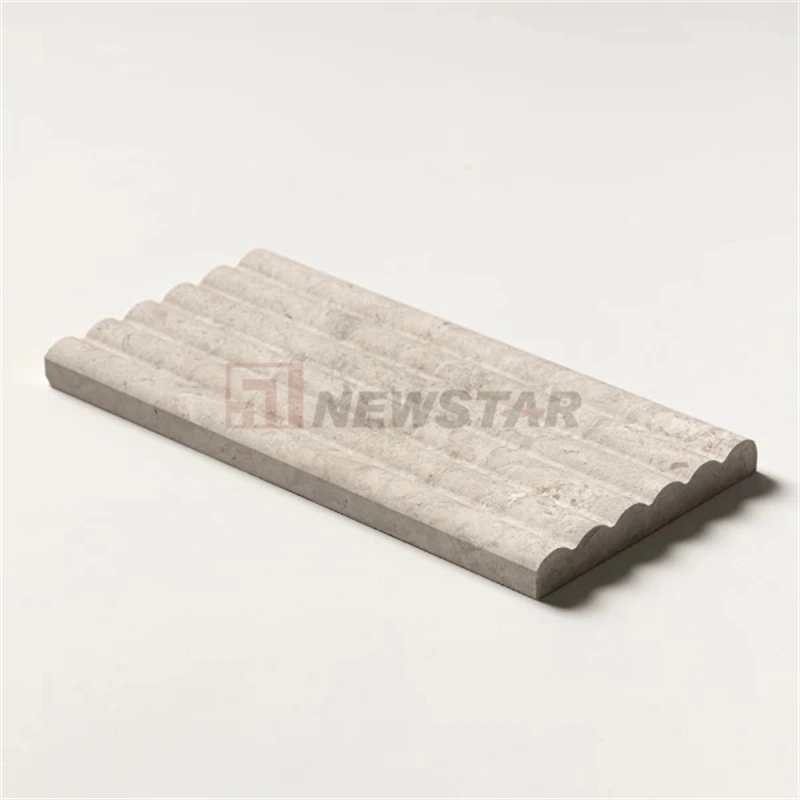 Fluted Panels Kitchen Bathroom Mosaic Fluted Tiles Curve Fluted Marble Tiles Living Room Island Fluted Tiles