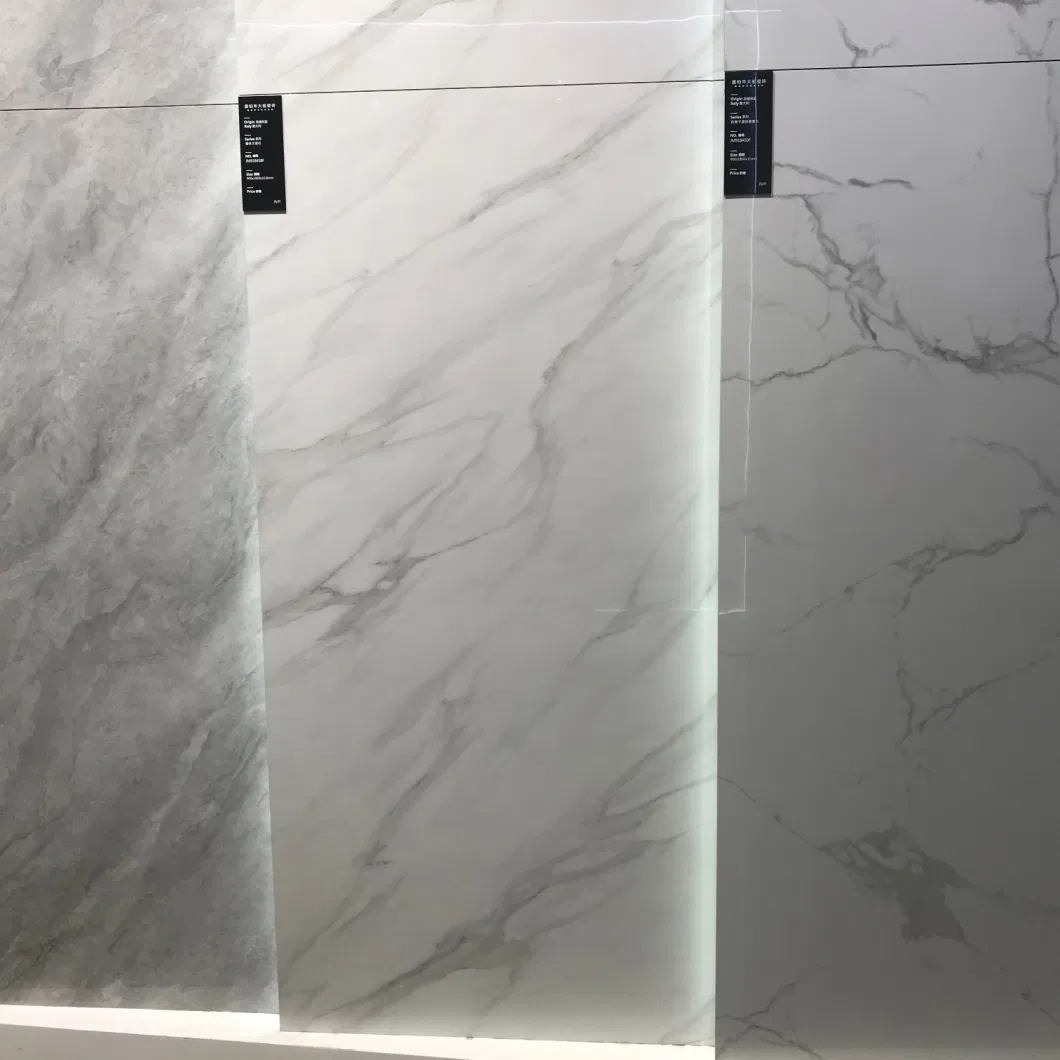 Calacatta Marble Tile Large Size 900X1800mm New Design Glazed Polished Porcelain Ceramic Floor and Wall Tile