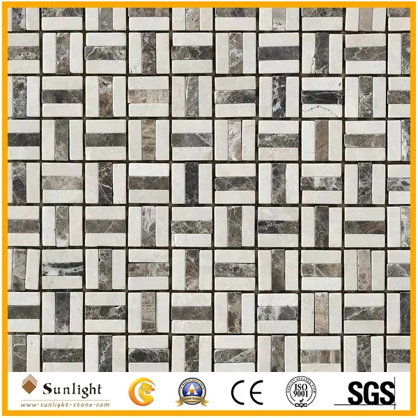 Factory Wholesale Supplier Stone Square Mosaic Wall Tiles