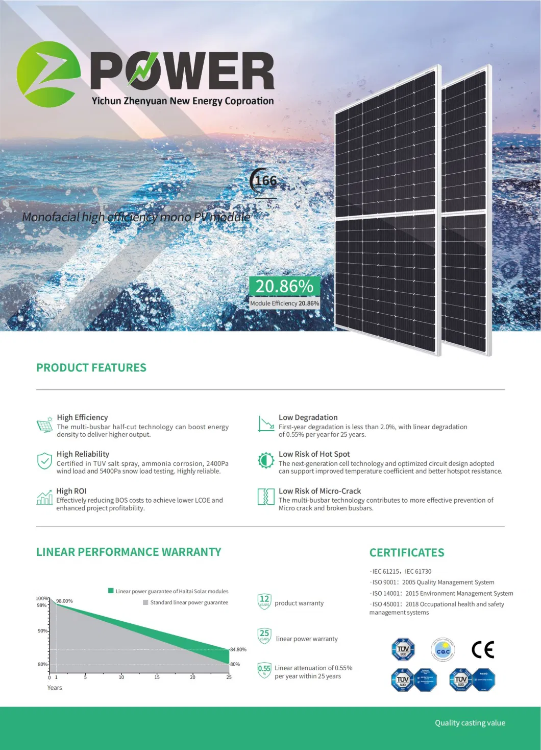 440W 450W 460 Watts Solar Panel EU Stock Black The Roof of The Household Is Tiled