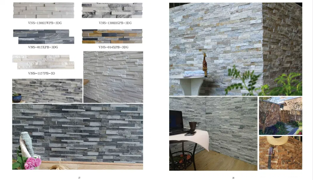 Decorative Stone Pure White Quartzite Wall Tiles