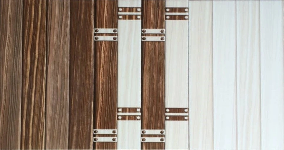 Wood Slab Look Ceramic Wall Tile with Beautiful Pattern for House Decoration (250*400mm)