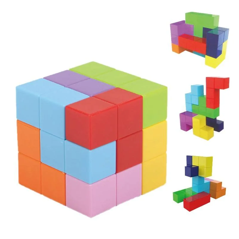 Magnetic Blocks 3D Magic Cube Puzzle Multivariant Changed Square Cube Magnetic Toys