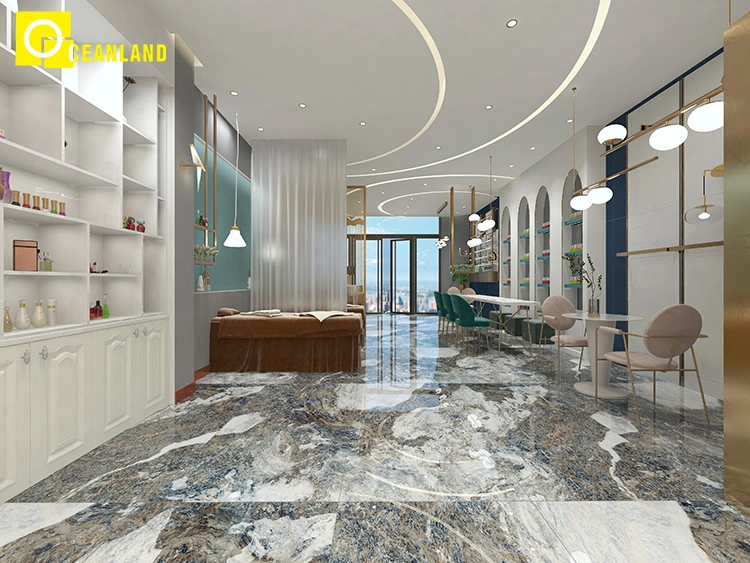 Building Materials 900X1800mm Marble Look Big Glazed Porcelain Tile Sintered Stone Slab