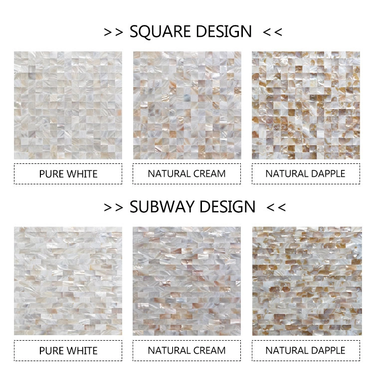 Mother of Pearl Tile Backsplash Linear Wall Subway Tile, Natural Shell Mosaic Brick Kitchen/Bath Tiles