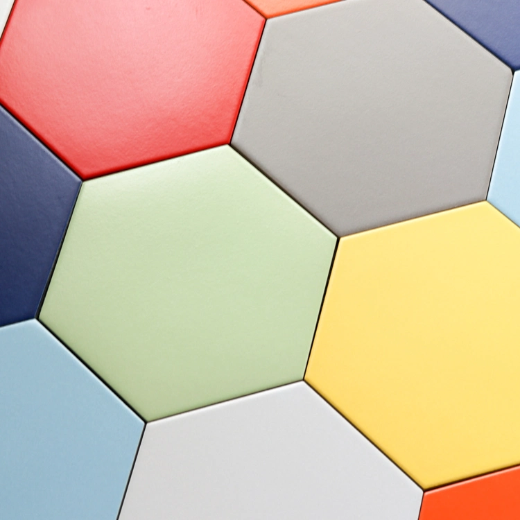 China Mixed Colors Jla 20X23cm Tiles Bathroom Tile Hexagon Floor Tile