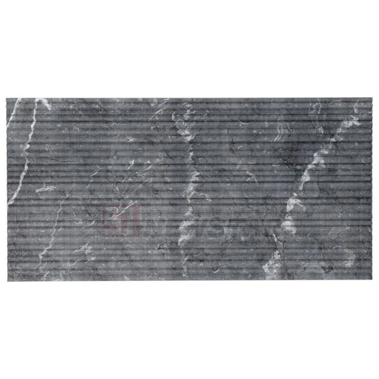 Newstar Stone Cladding Interior Wall Fluted Marble Tile Travertine Marble Fluted Wall Tile